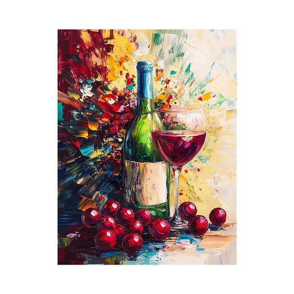 Wine Oil Painting