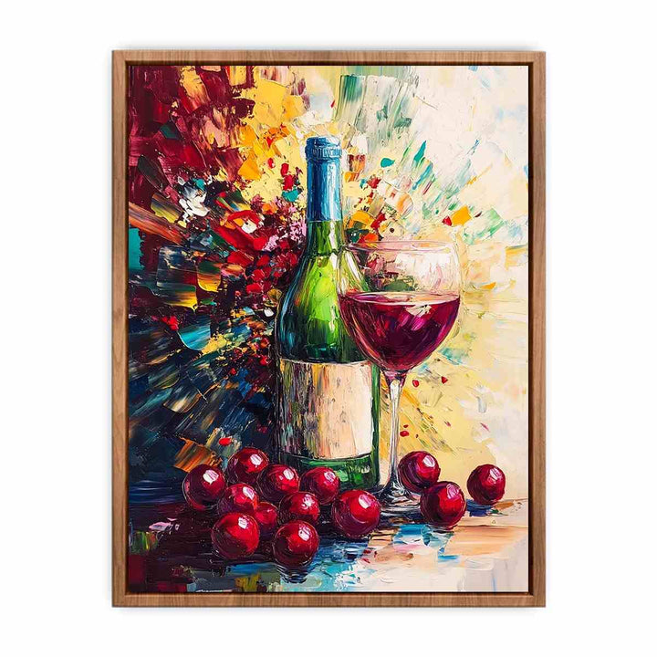 Wine Canvas Painting 