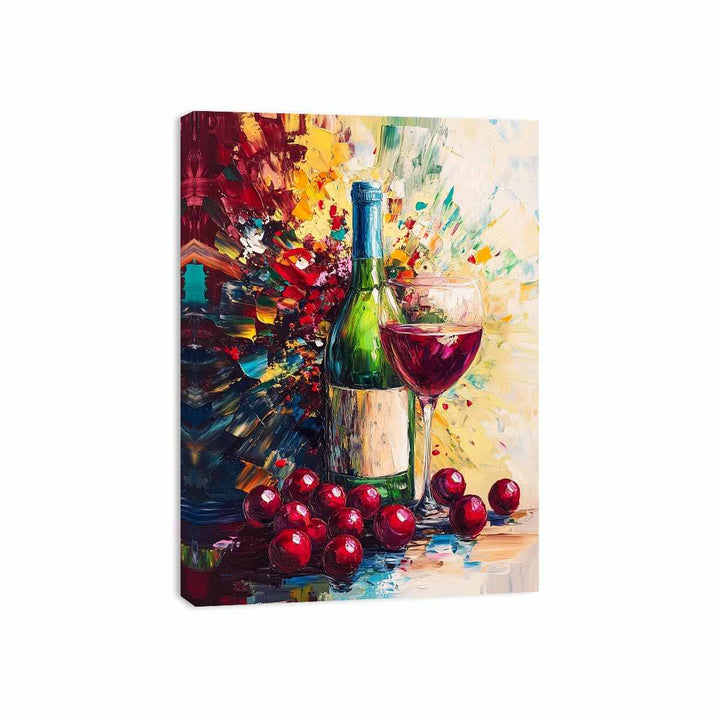 Wine Canvas Painting 