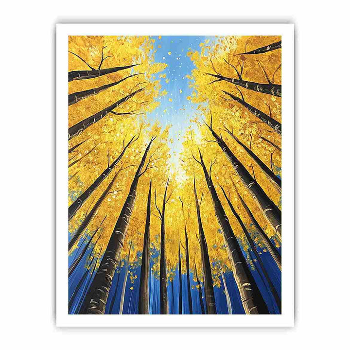 Aspen Forest Canvas Painting 