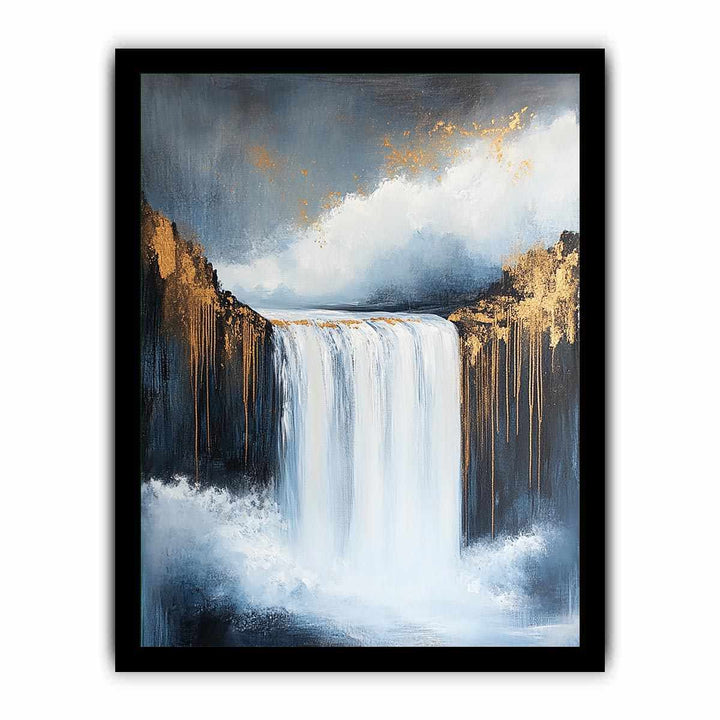 Waterfall Canvas Painting 