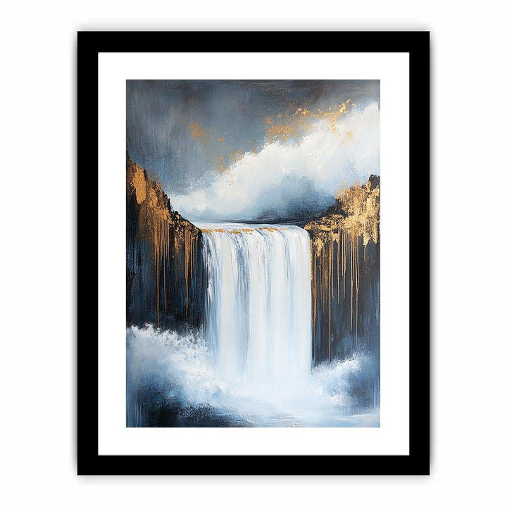 Waterfall Canvas Painting 