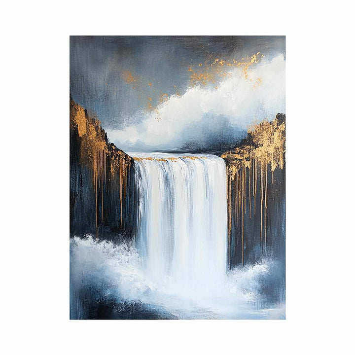 Waterfall  Oil Painting