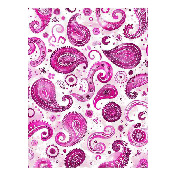 Pink Pattern Paisley