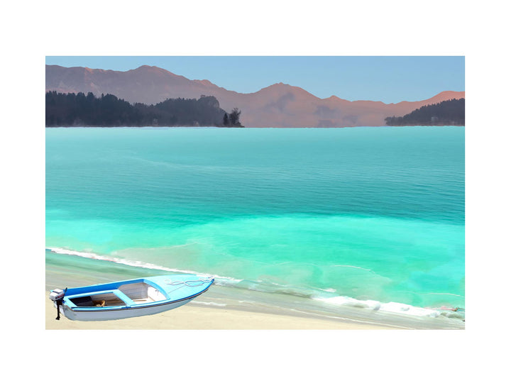 Boat and Beach Painting