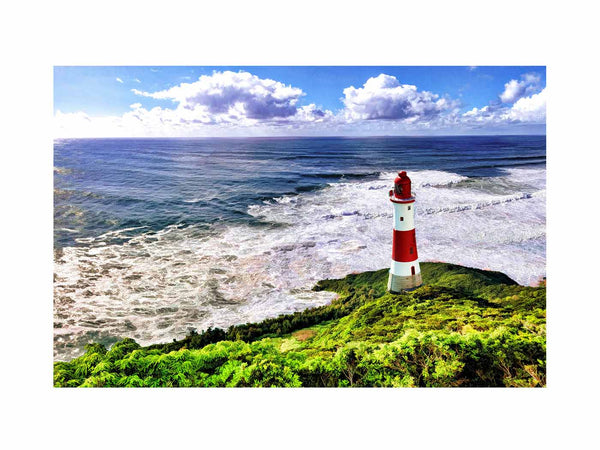 Lighthouse Beach Painting 