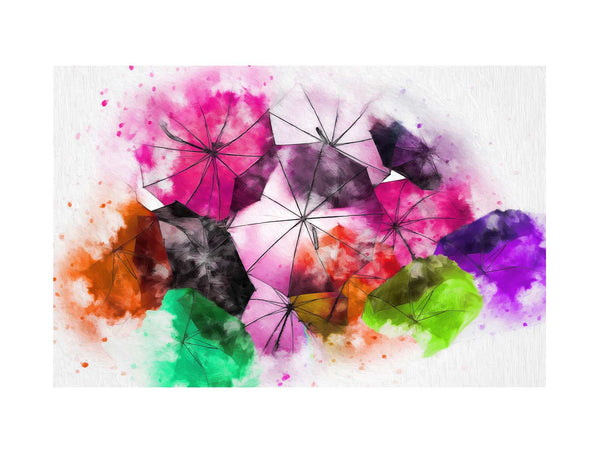 Umbrella Abstract Painting