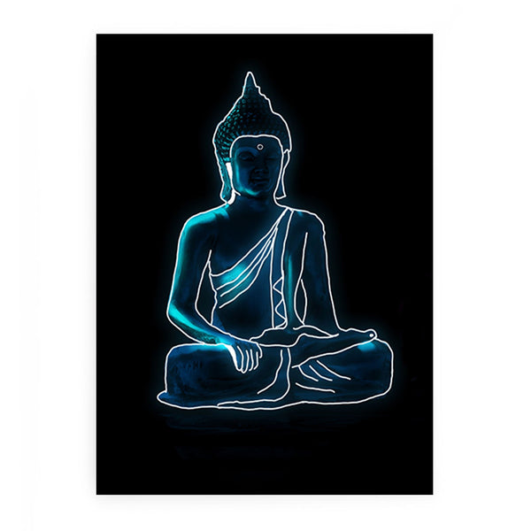 Blue Buddha Painting