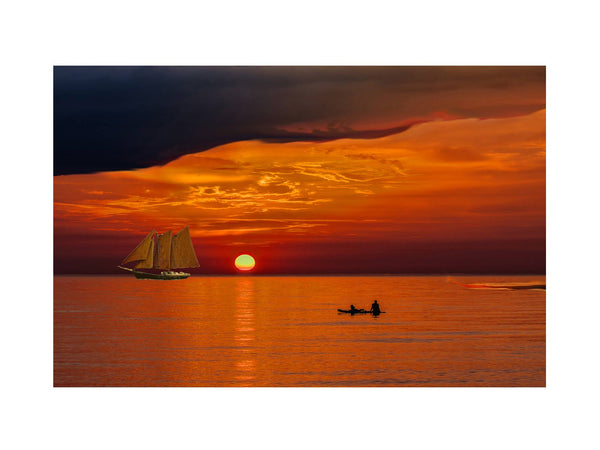 Fisherman  and Ship Painting