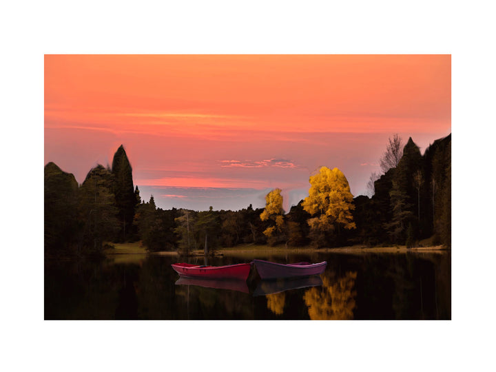 Landscape and Lake Painting