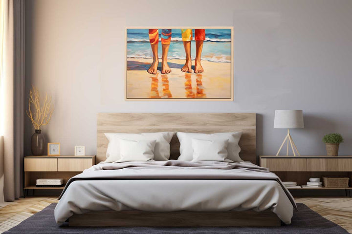 Step In Beach Art  Print