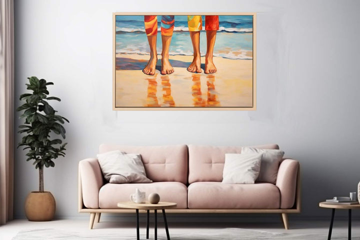 Step In Beach Art  Print