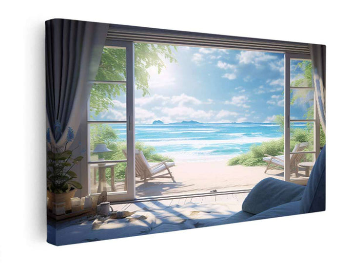 Beach House Dream   canvas Print