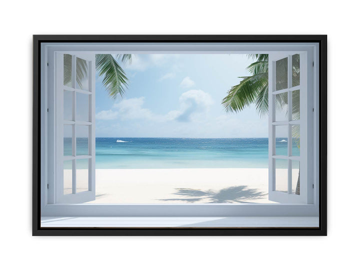 Beach Window Phuket   canvas Print