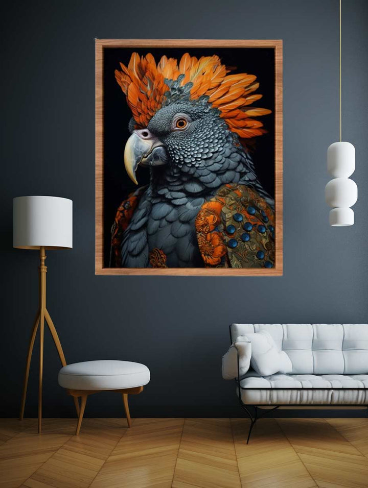 Cockatoo Right Painting Art Print