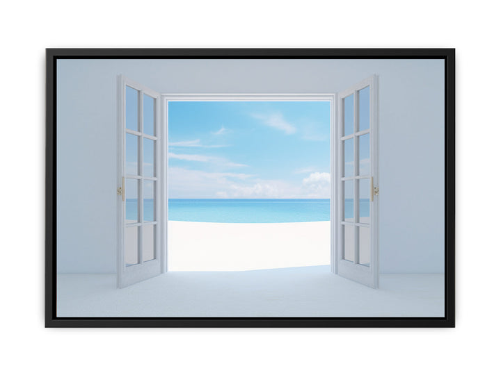 Ocean Door Art   canvas Print