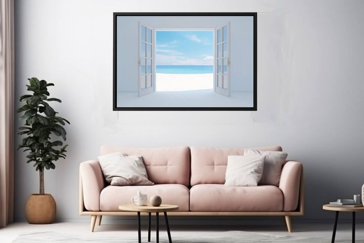 Ocean Door Art  Print