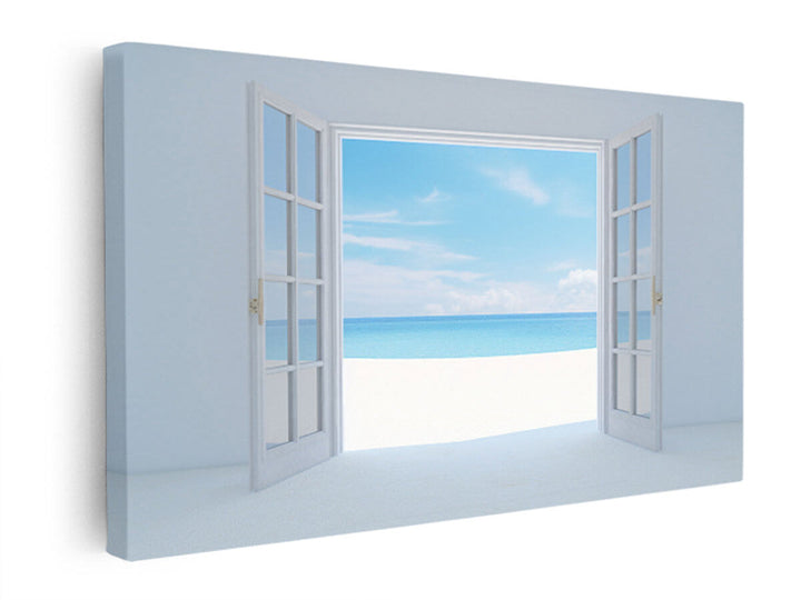 Ocean Door Art   canvas Print