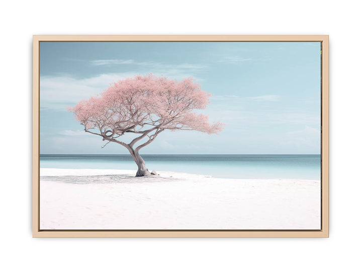Silver Beach Art  framed Print