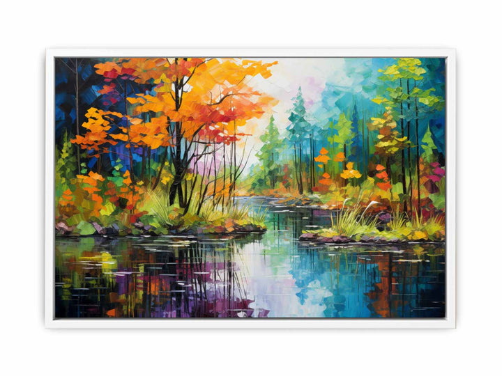 Rainbow Forest Art   Painting