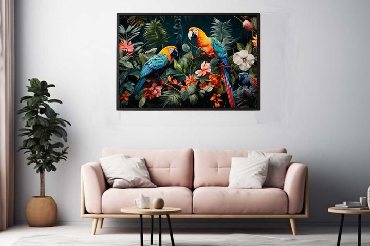  Birds Tropical Art  Print