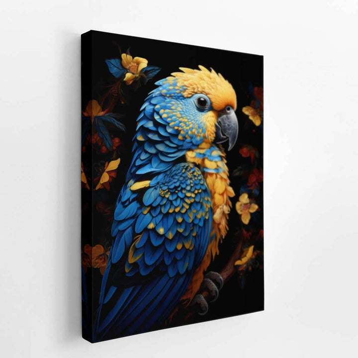 Cockatoo Colorful Painting  canvas Print