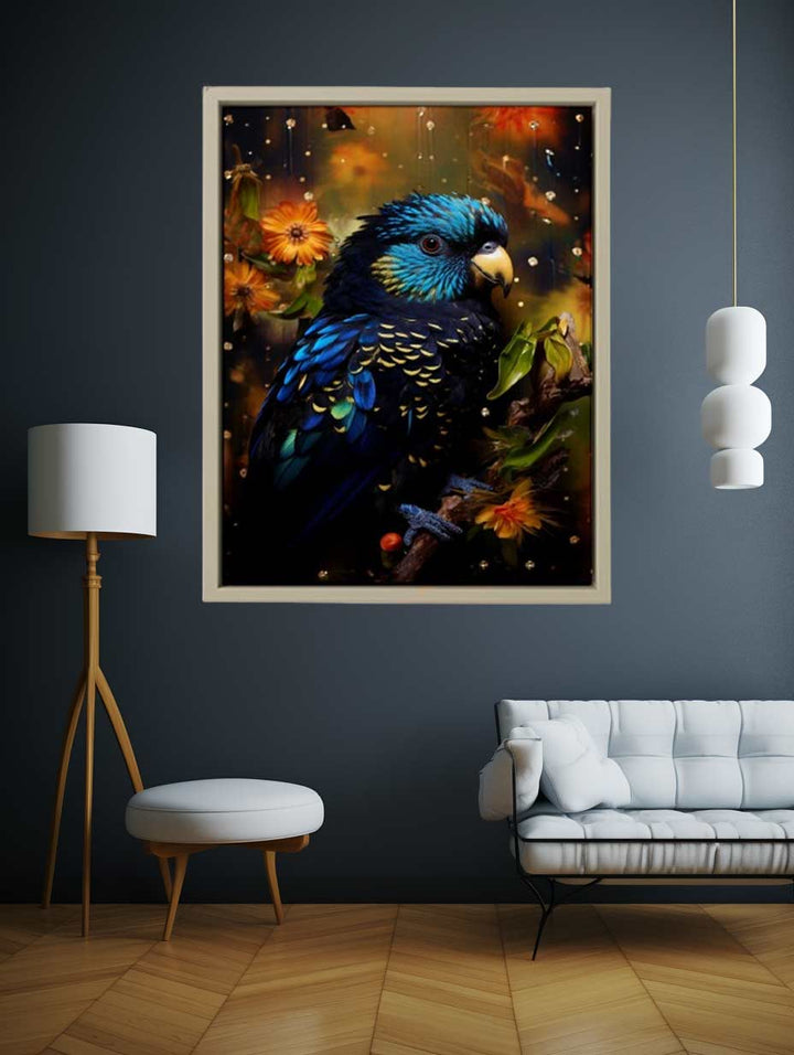 Cockatoo Colorful Painting Art Print