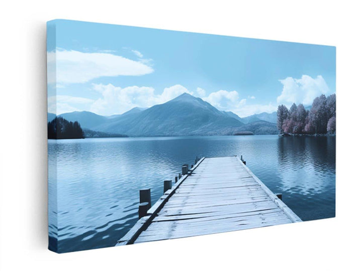 Tranquil Jetty Art   canvas Print