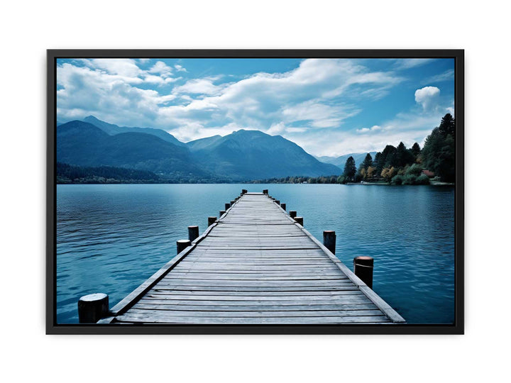 Calm Jetty Art   canvas Print