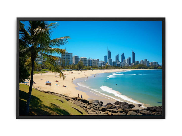 Burleigh Heads Gold Coast Beach   canvas Print