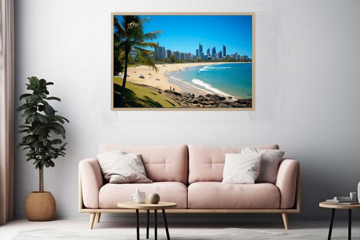 Burleigh Heads Gold Coast Beach  Art Print