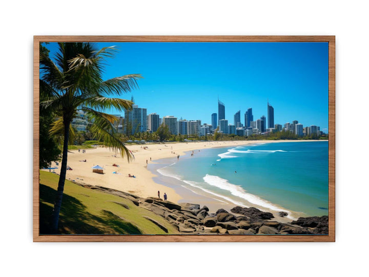 Burleigh Heads Gold Coast Beach   Painting