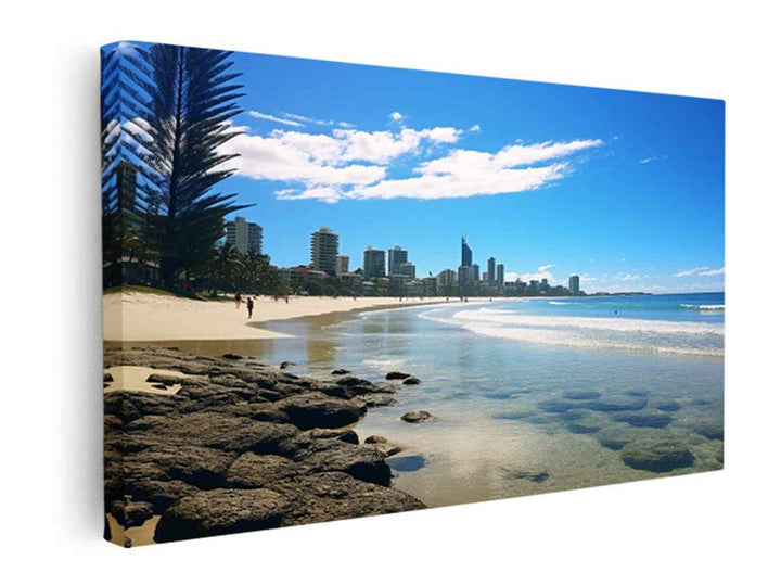 Burleigh Heads Gold Coast Australia Beach   canvas Print