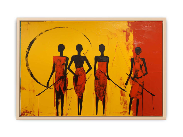 African Women  framed Print