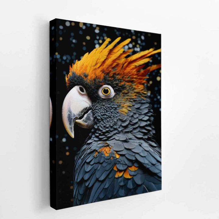 Cockatoo Colorful Painting  canvas Print