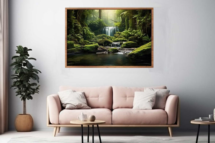 Rainforest River  Art Print