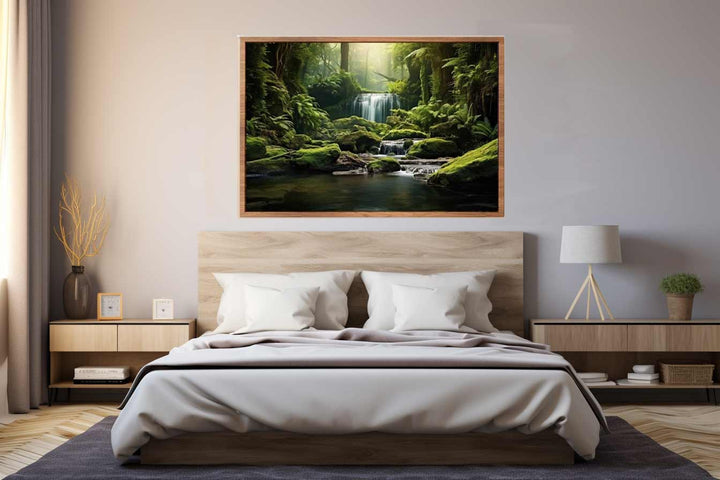 Rainforest River  Art Print