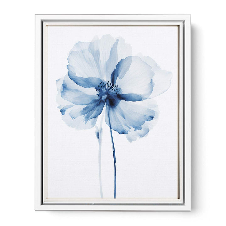 Blue Watercolor Flower Fine Art   Painting