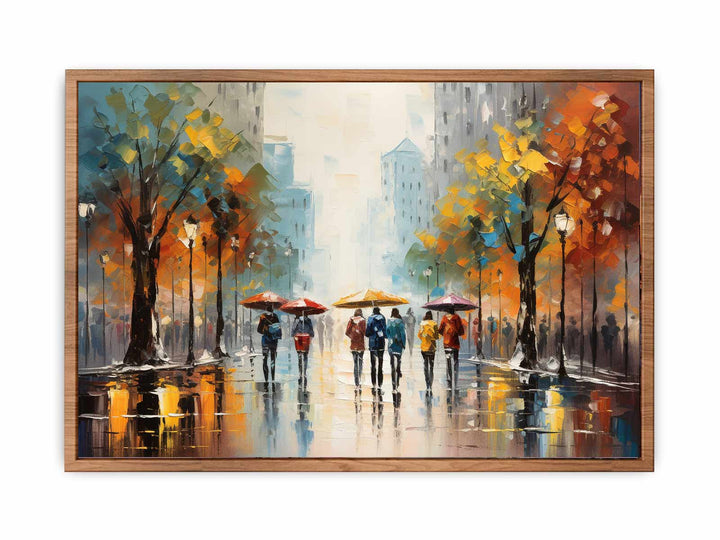 Colorful Umbrellas Art   Painting