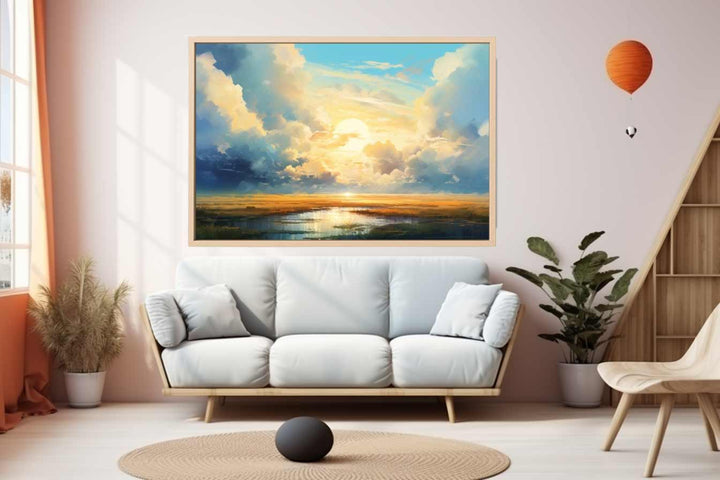 Clouds Abstract Art Print