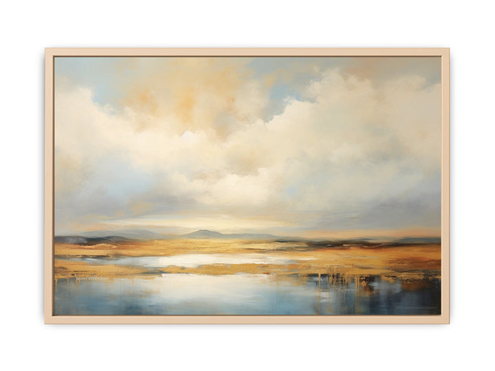 Abstract Clouds Painting framed Print