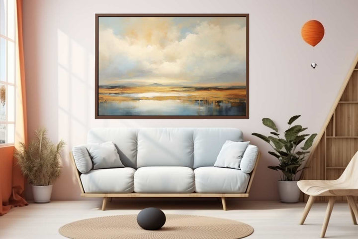 Abstract Clouds Painting Art Print