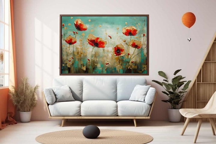 Poppies Floral Painting Art Print