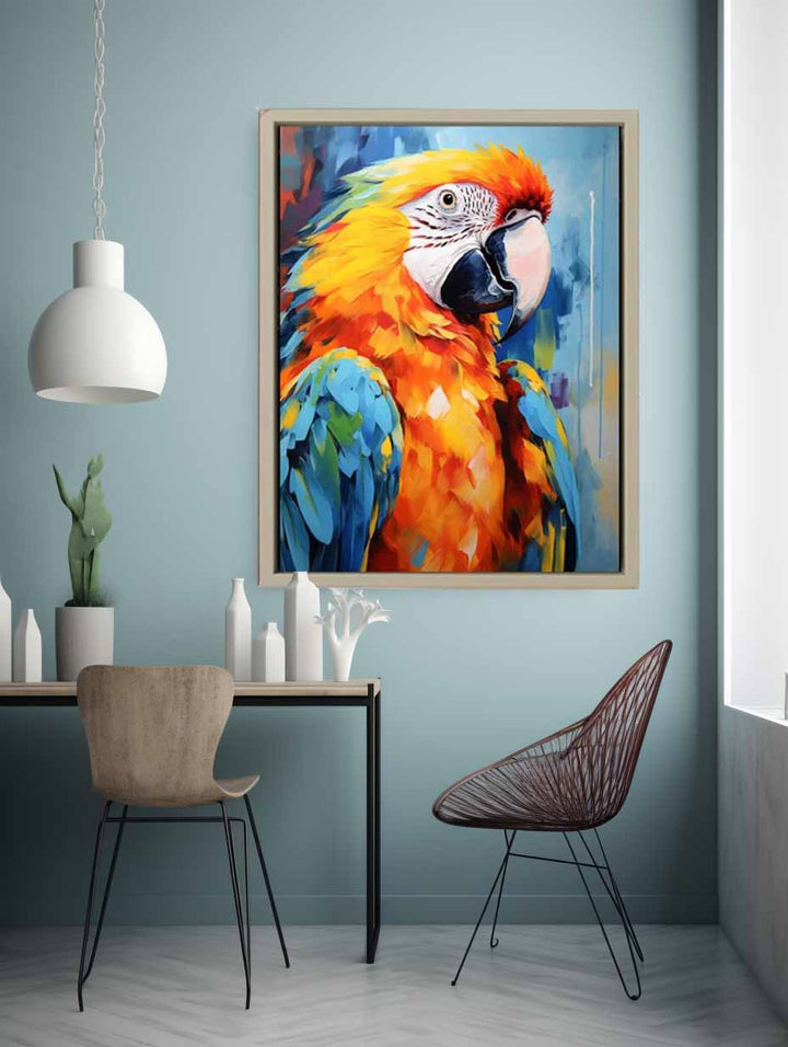 Colorful Parrot Art Print