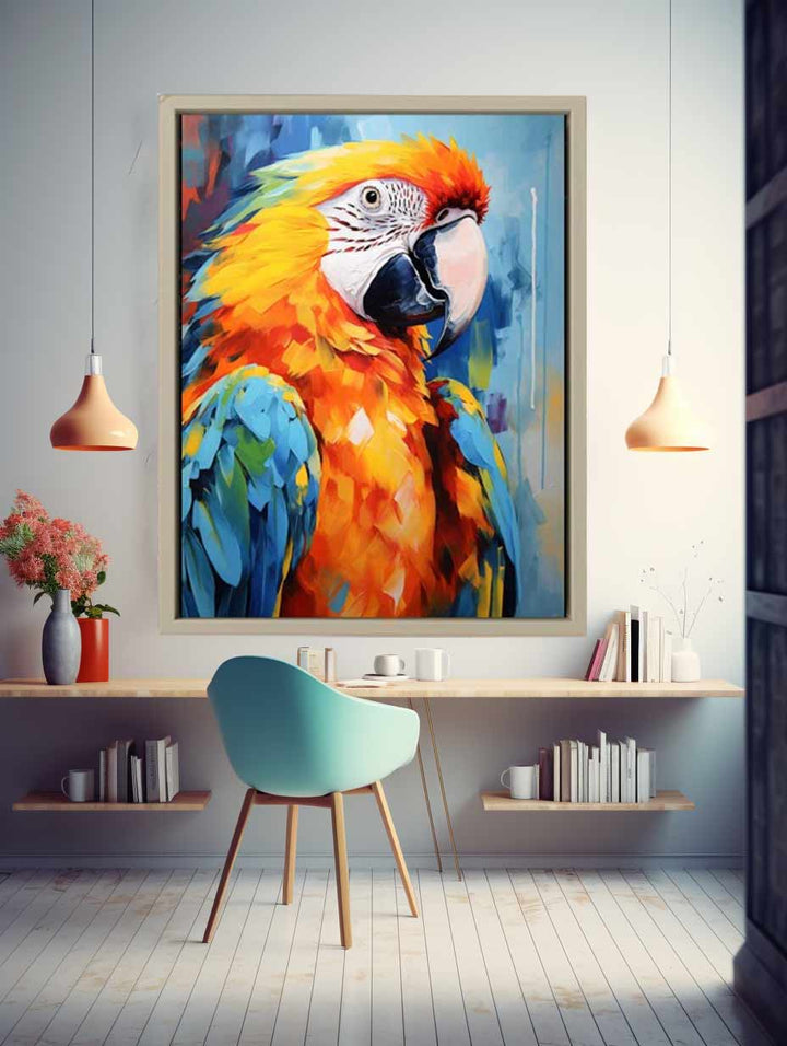 Colorful Parrot Art Print