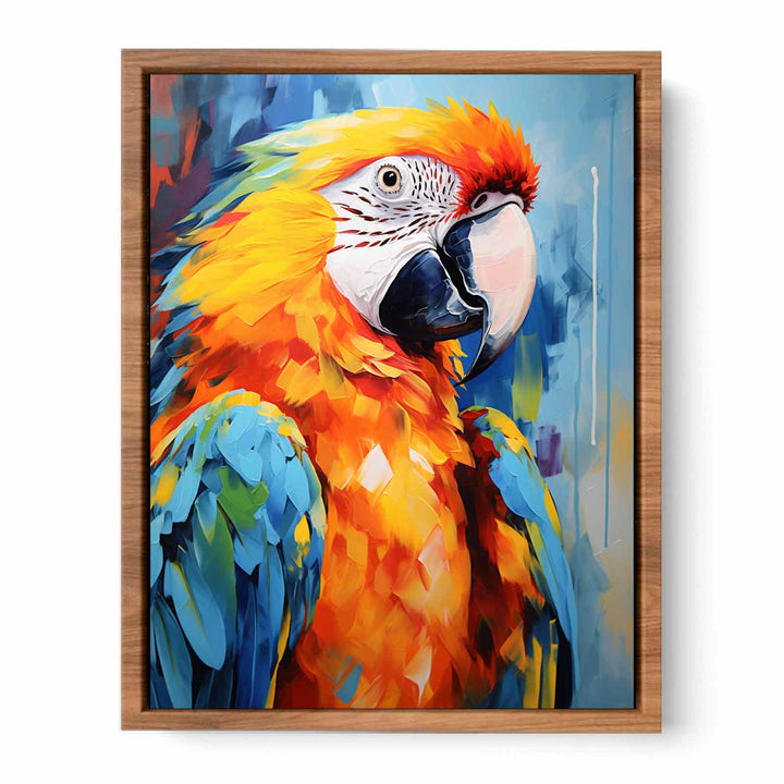 Colorful Parrot Art  Painting