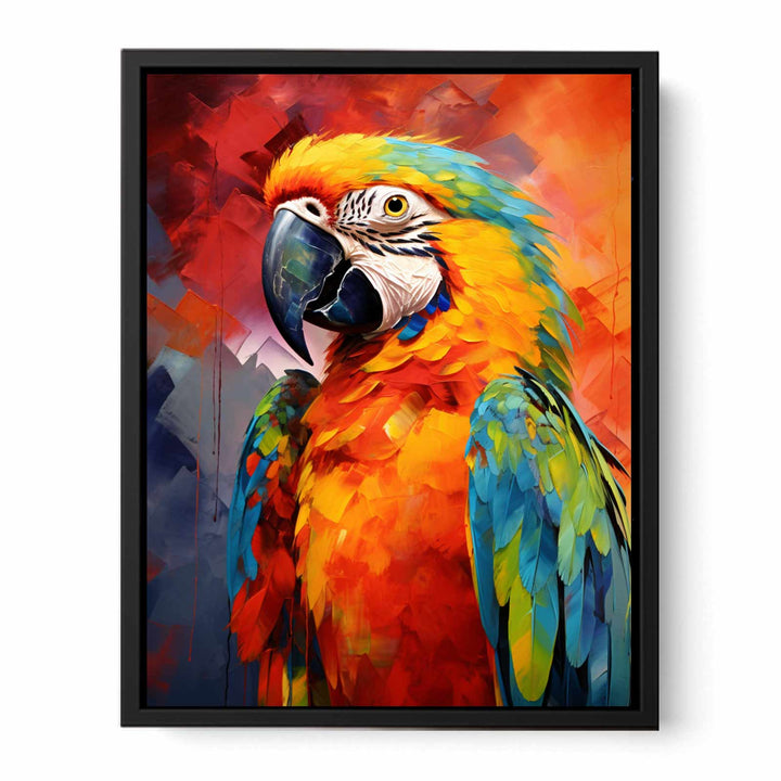 Colorful Parrot Painting  canvas Print