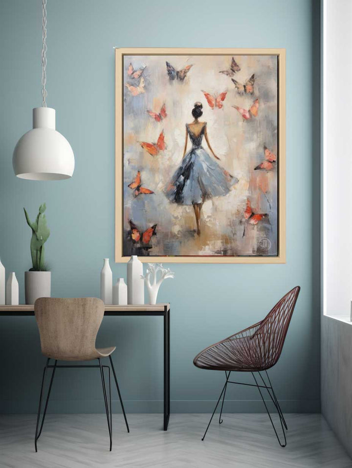 Butterfly Girl Art Print