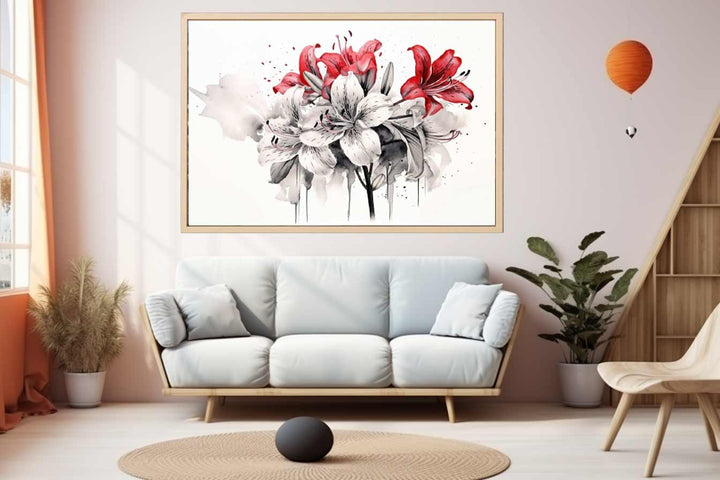 Amaryllis Floral Art Print