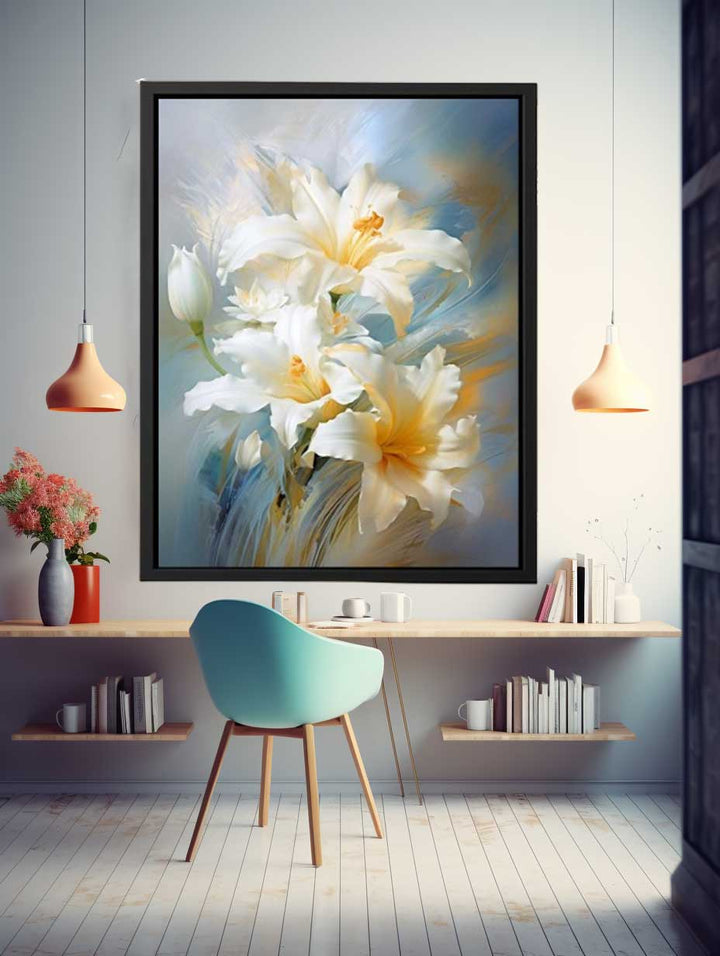 Floral Art Painting Print